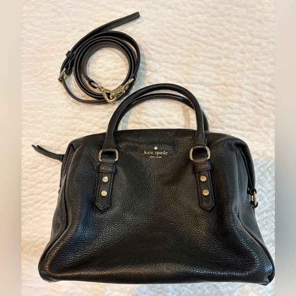 Kate Spade NY ♠️ Mulberry Julianne Handbag Satchel GUC Detachable strap ♠️ - Picture 2 of 16